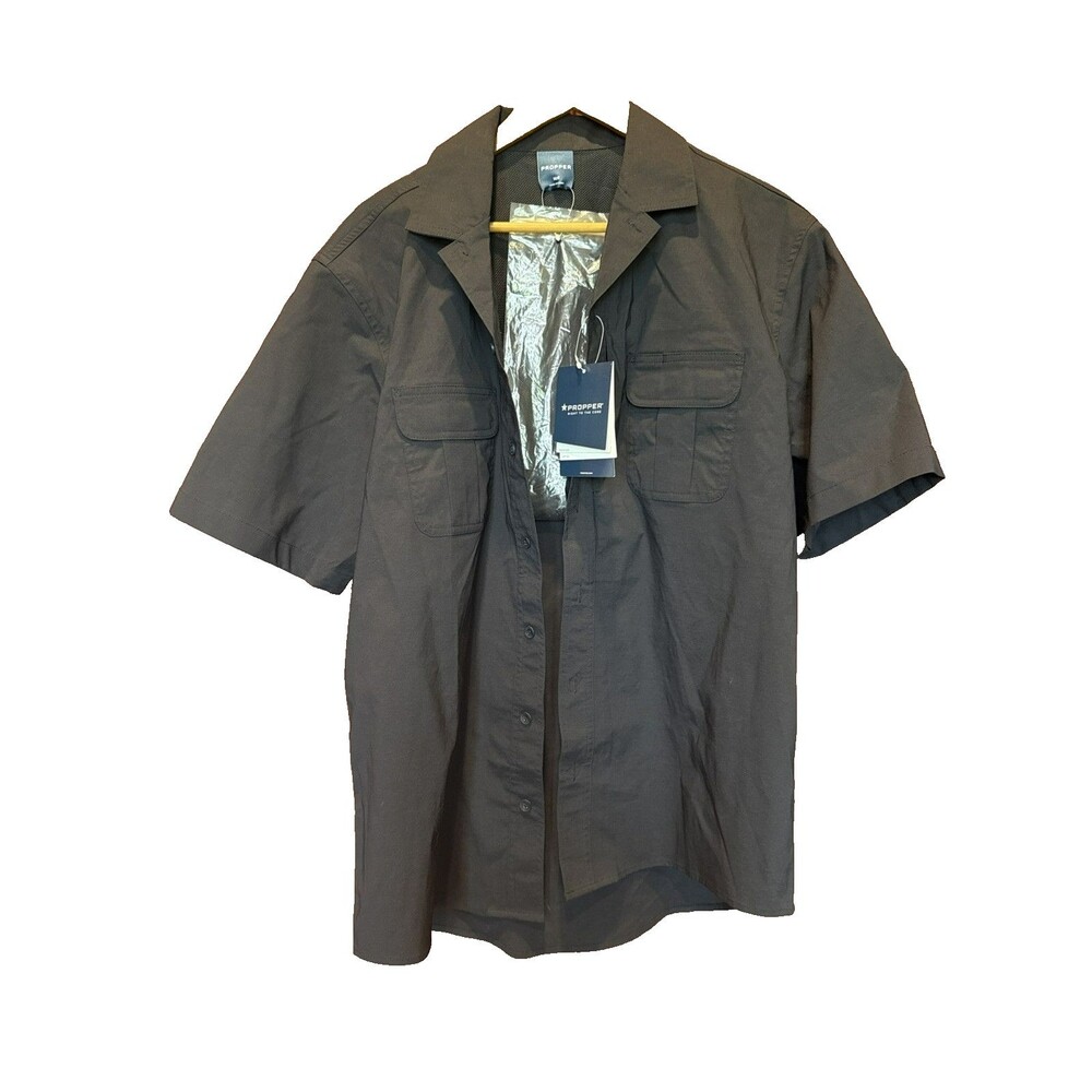 NWT Propper Men's Lightweight SS Tactical Shirt LAPD Navy M/R Police Security